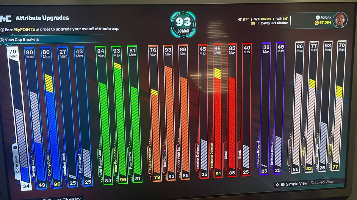 NBA 2K26 Stacked PS5 Account Veteran 1 90% To Veteran 2