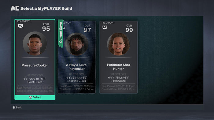 NBA 2K27 Stacked PS5 Account With 3 Builds; 95, 97 & 99 Overalls + 2 Cap Breakers