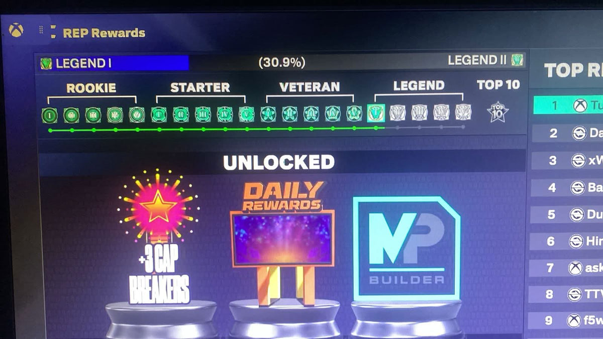 NBA 2K26 Ultra Stacked Legend 1 Xbox Account With 11 Builds +23 Cap Breakers