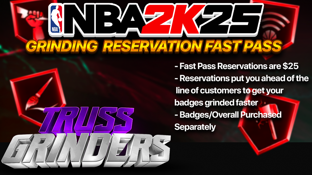 NBA 2K25 Grinding Reservation Fast Pass