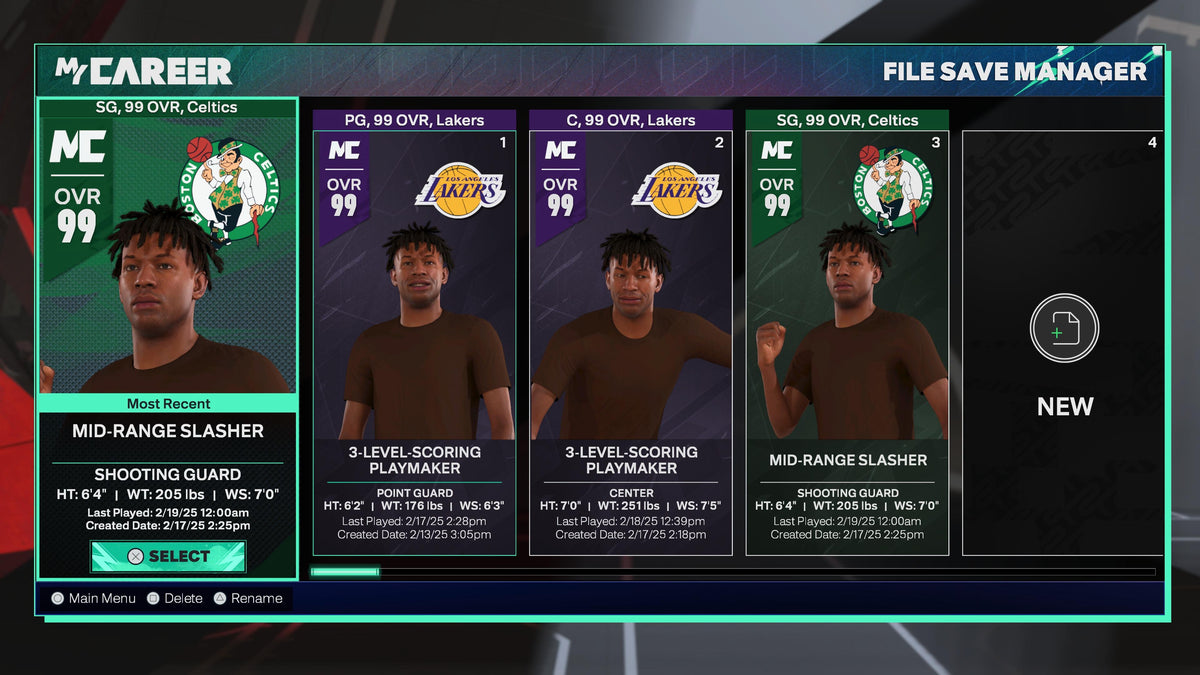 NBA 2K25 Stacked PS5 Account 3 99 Overalls Maxed + 1.4 Million VC