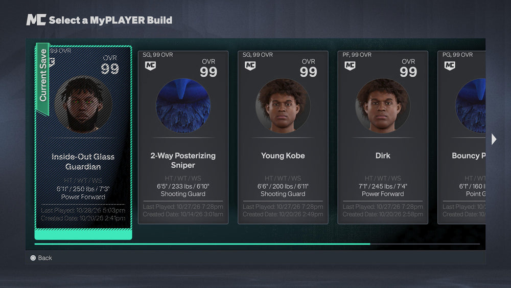 NBA 2K27 Super Stacked PS5 Account With 5 99 Overalls + 9 Cap Breakers & Shooting Specialization Completed