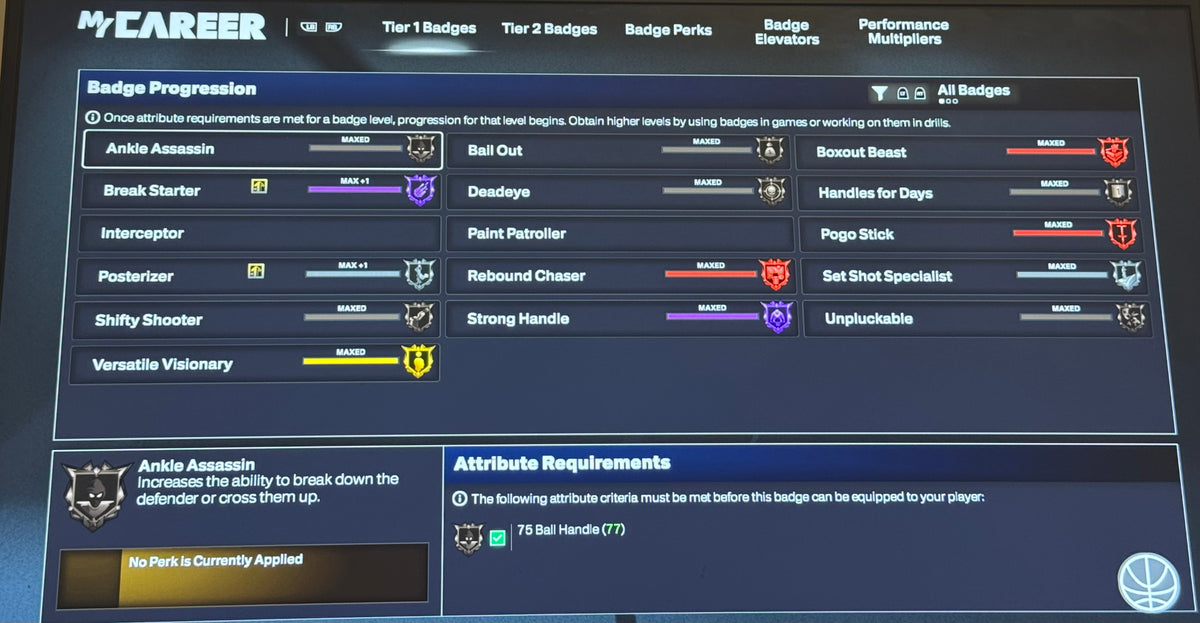 NBA 2K26 Stacked Xbox Account Starter 5 with 6 Builds + 13 Cap Breakers