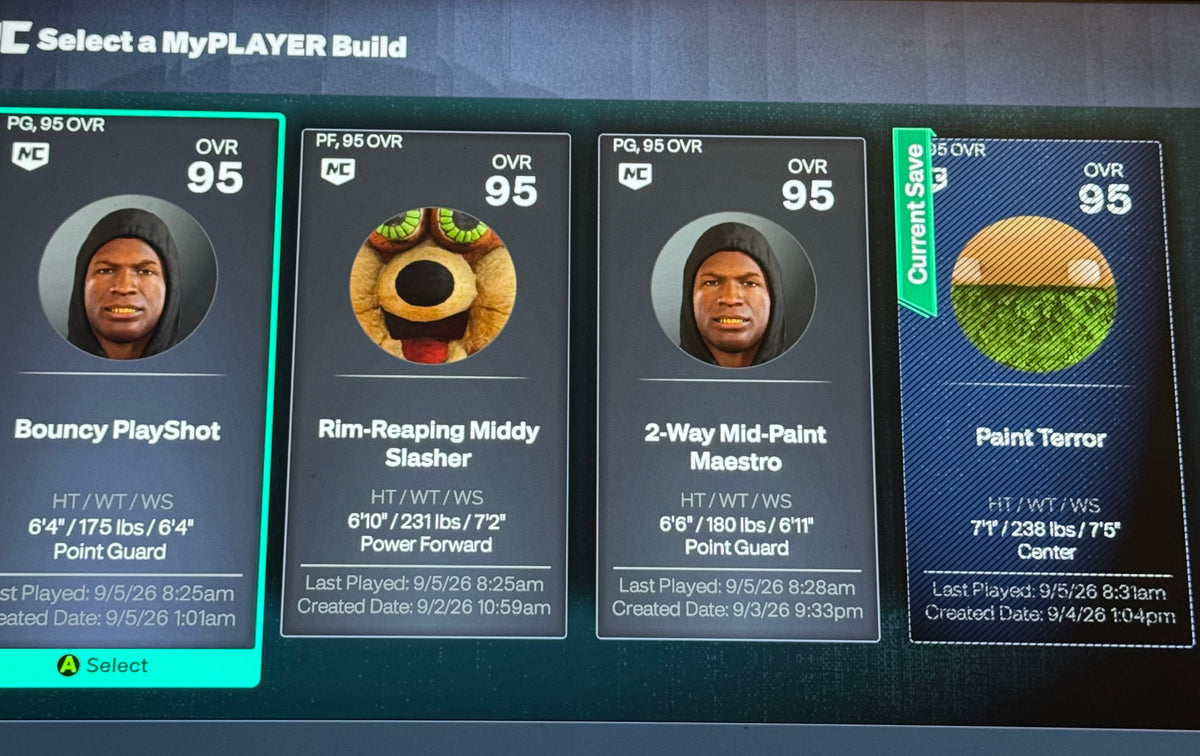 NBA 2K27 Stacked Xbox Account Rookie 6 with 4 95 Overall Builds + 900K VC