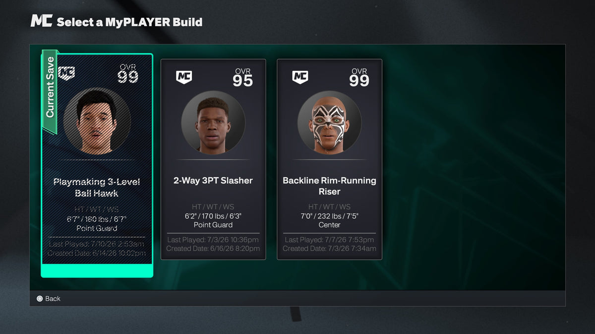 NBA 2K26 Stacked PS5 Account With 2 99 Overalls Maxed + 12 Capbreakers & MyTeam
