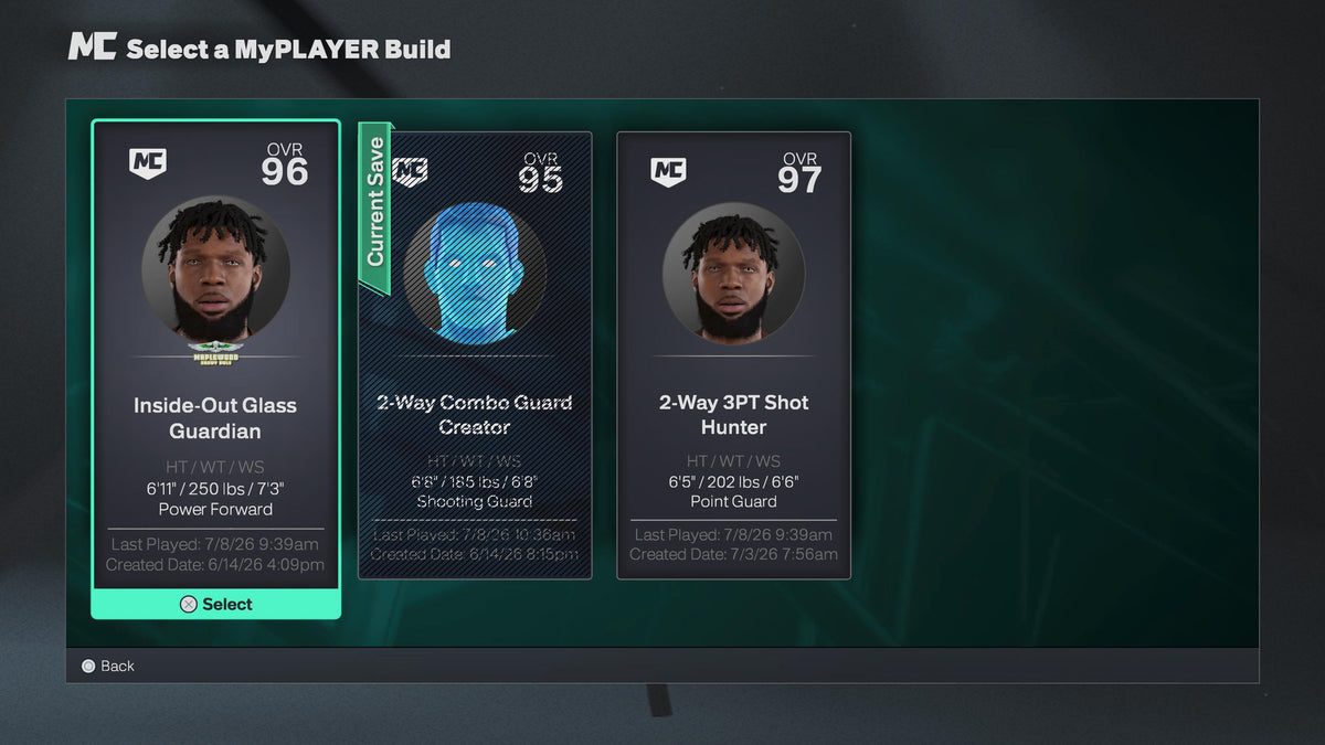NBA 2K26 Stacked Starter 1 PS5 Account With 3 Builds + 12 Cap Breakers