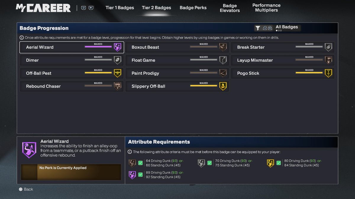 NBA 2K26 Stacked Account 4 99 Overalls Maxed Badges + Rebirth