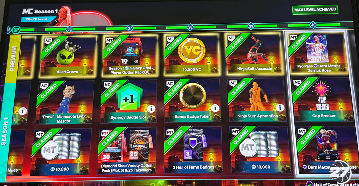NBA 2K27 Stacked Rookie 6 Xbox Account With 95 & 96 Overall Maxed Badges + 2 Cap Breakers