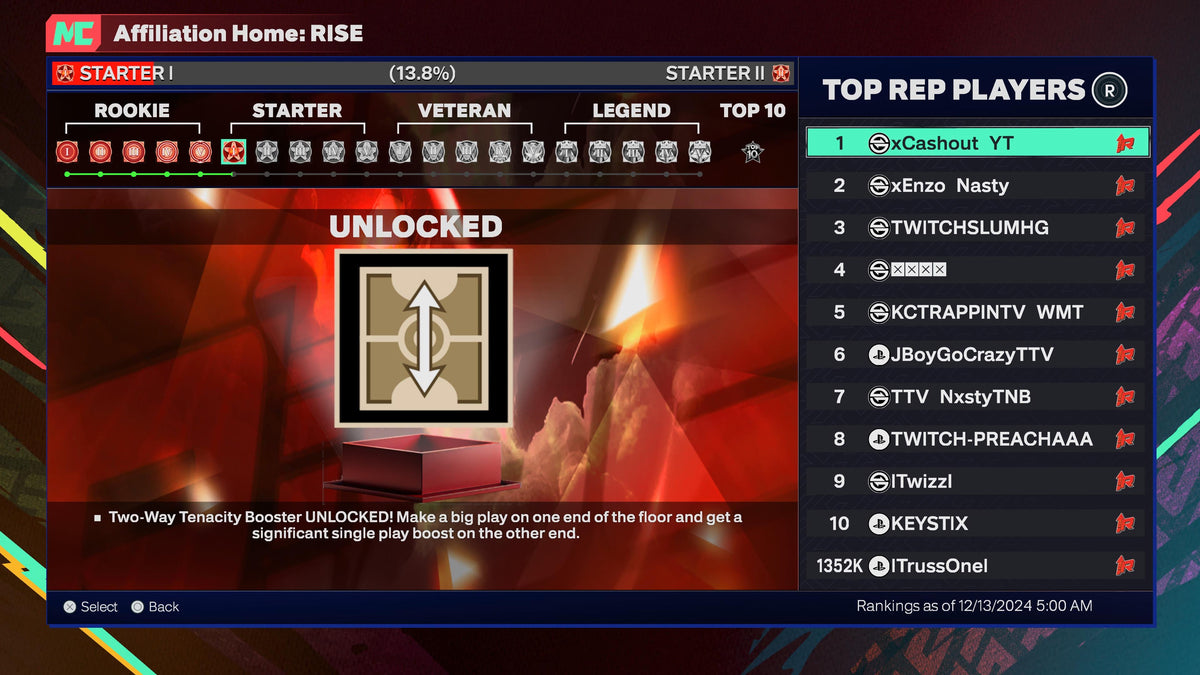 NBA 2K25 Stacked Starter 1 Account 4 99 Overalls Maxed