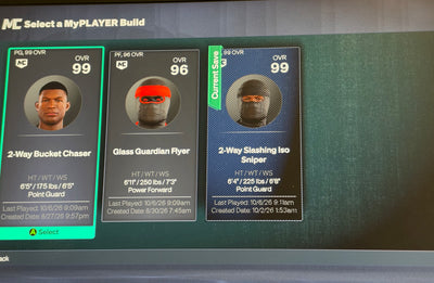 NBA 2K27 Stacked Rookie 6 Xbox Account 2 99 Overalls & 96 Overall + 4 Cap Breakers Shooting Specialization 9/10
