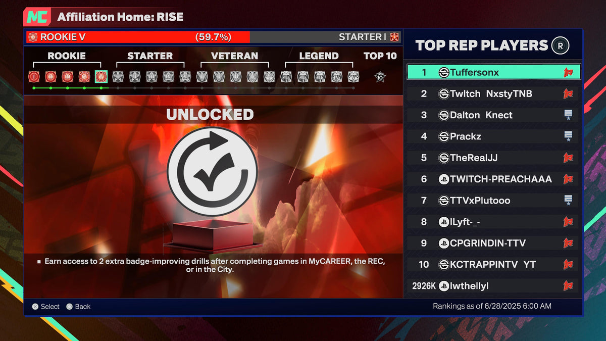 NBA 2K25 Stacked Account with 3 97 Overalls +5 Cap Breakers