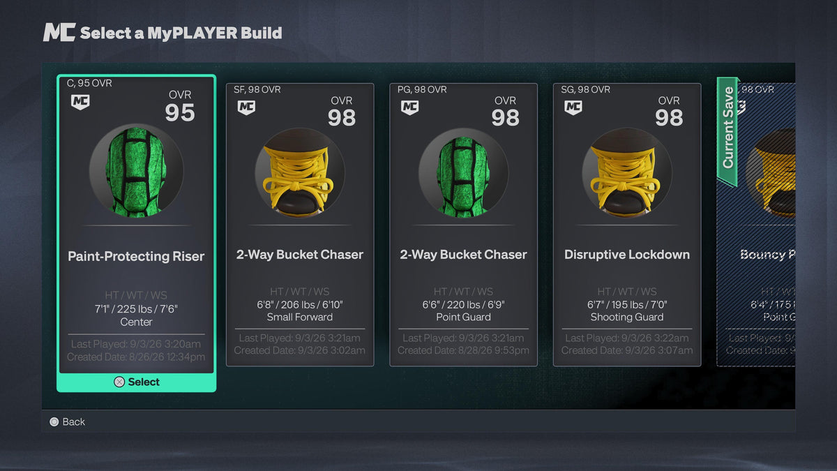 NBA 2K27 Stacked Starter 2 Account with 4 98 Overalls + 3 Cap Breakers!