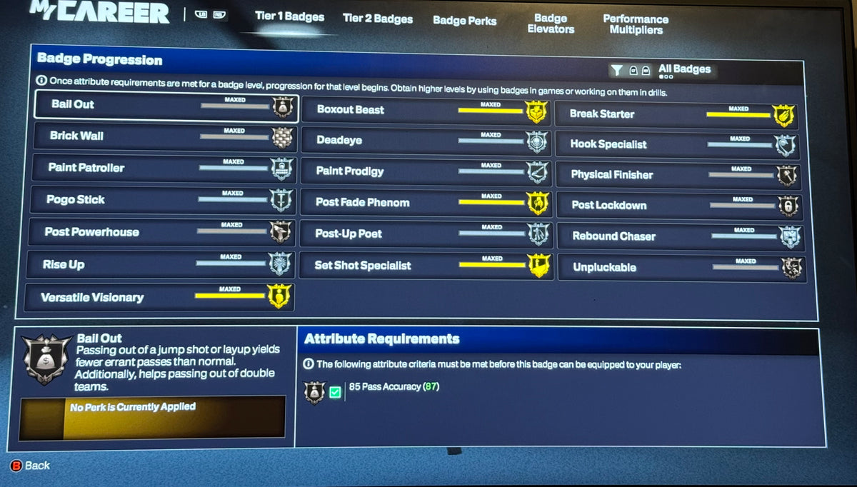 NBA 2K26 Stacked Xbox Account 4 99 Overalls + 1.2 Million VC & Legend Rebirth