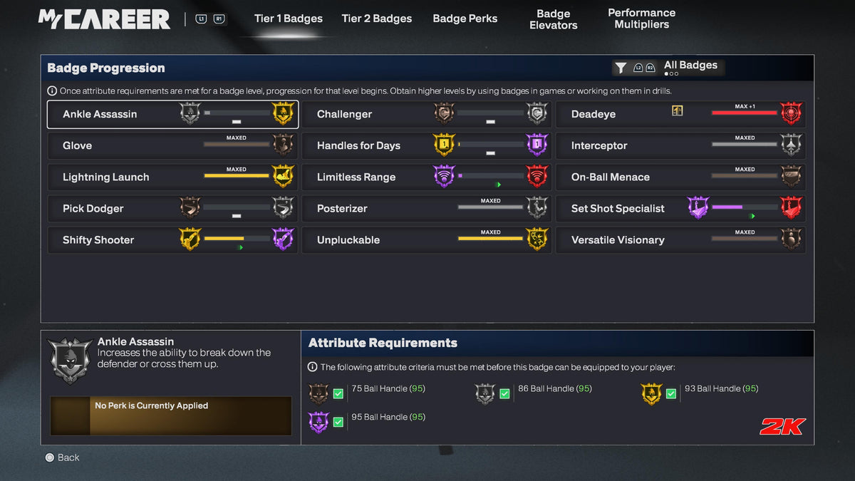 NBA 2K26 Super Stacked Veteran 3 Account 7 99 Overalls Maxed + 17 Cap Breakers & Top 400 in the world