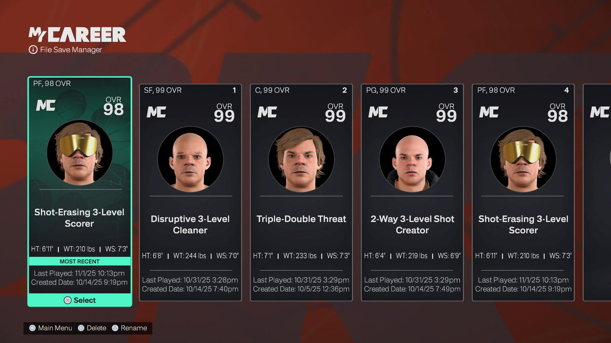 NBA 2K26 Stacked PS5 Rookie 5 Account 4 99 Overalls Maxed Badges + Legend Rebirth