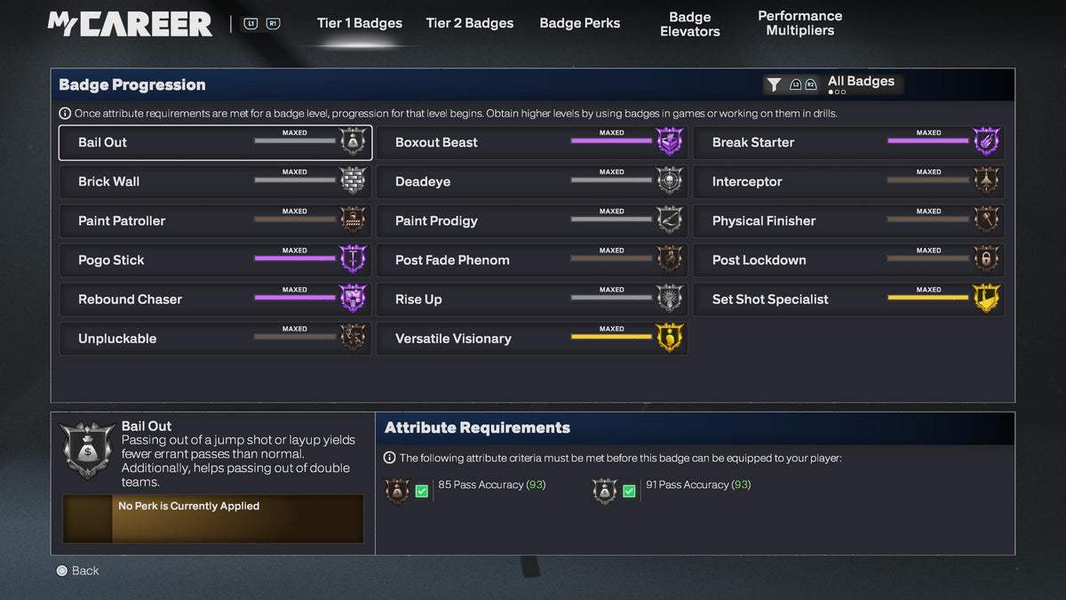 NBA 2K26 Stacked PS5 Account With 4 99 Overalls Maxed Badges + 10 Cap Breakers