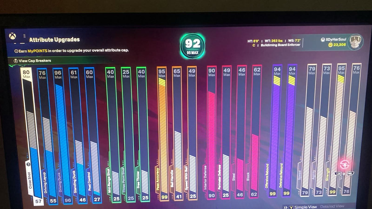 NBA 2K26 Ultra Stacked Legend 1 Xbox Account With 11 Builds +23 Cap Breakers