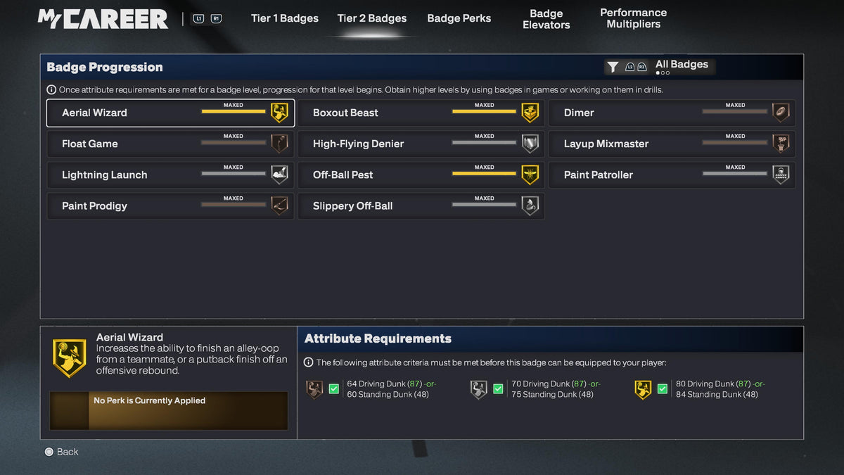NBA 2K26 Stacked PS5 Rookie 5 Account 4 99 Overalls Maxed Badges + Legend Rebirth