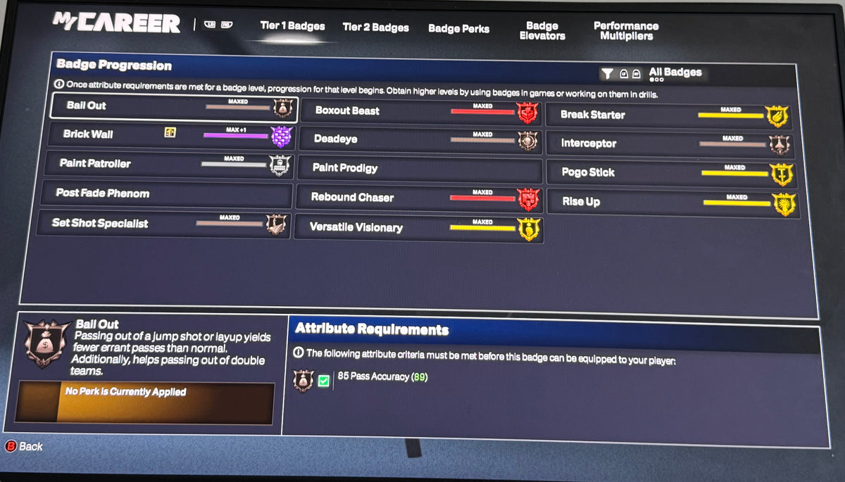 NBA 2K26 Stacked Starter 5 Xbox Account with 4 Builds + 12 Cap Breakers