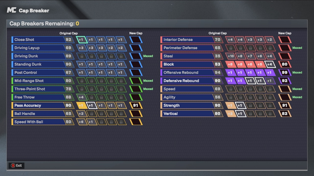 NBA 2K26 Stacked Starter 5 Xbox Account With 7 Builds + 14 Cap Breakers