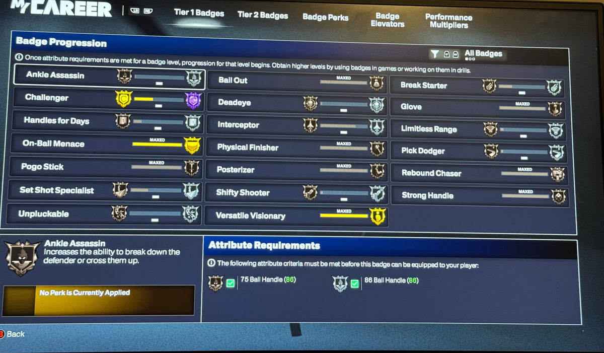 NBA 2K26 Stacked Xbox Account 4 99 Overalls + 1.2 Million VC & Legend Rebirth