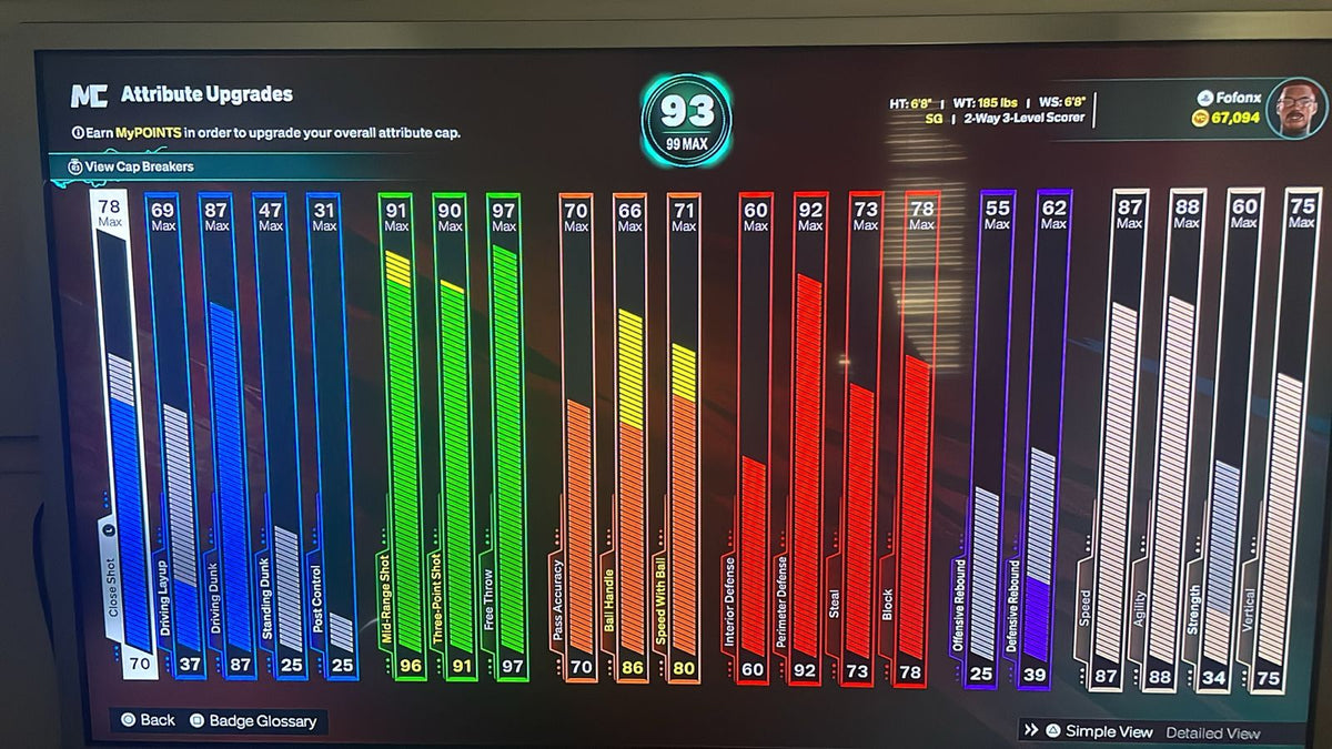 NBA 2K26 Stacked PS5 Account Veteran 1 90% To Veteran 2