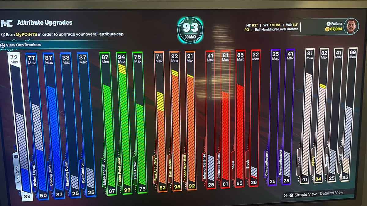 NBA 2K26 Stacked PS5 Account Veteran 1 90% To Veteran 2