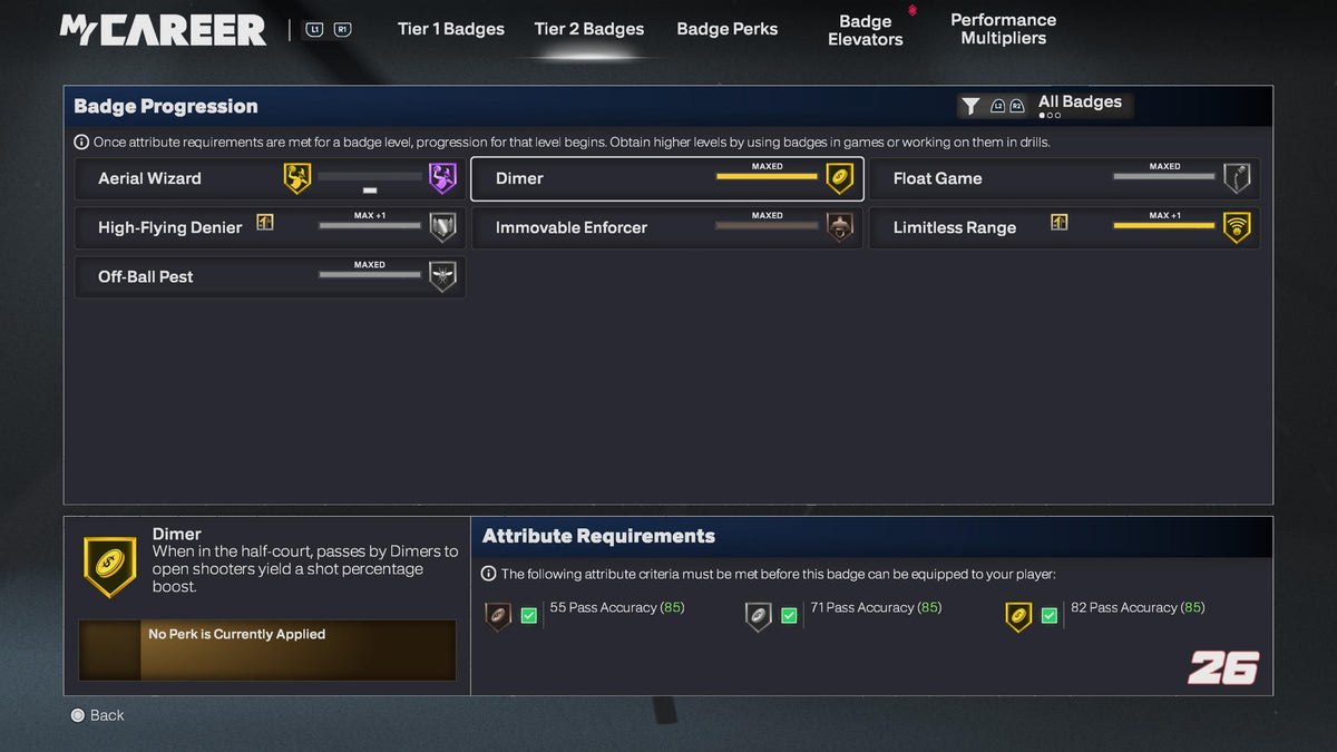 NBA 2K26 Super Stacked Veteran 3 Account 7 99 Overalls Maxed + 17 Cap Breakers & Top 400 in the world