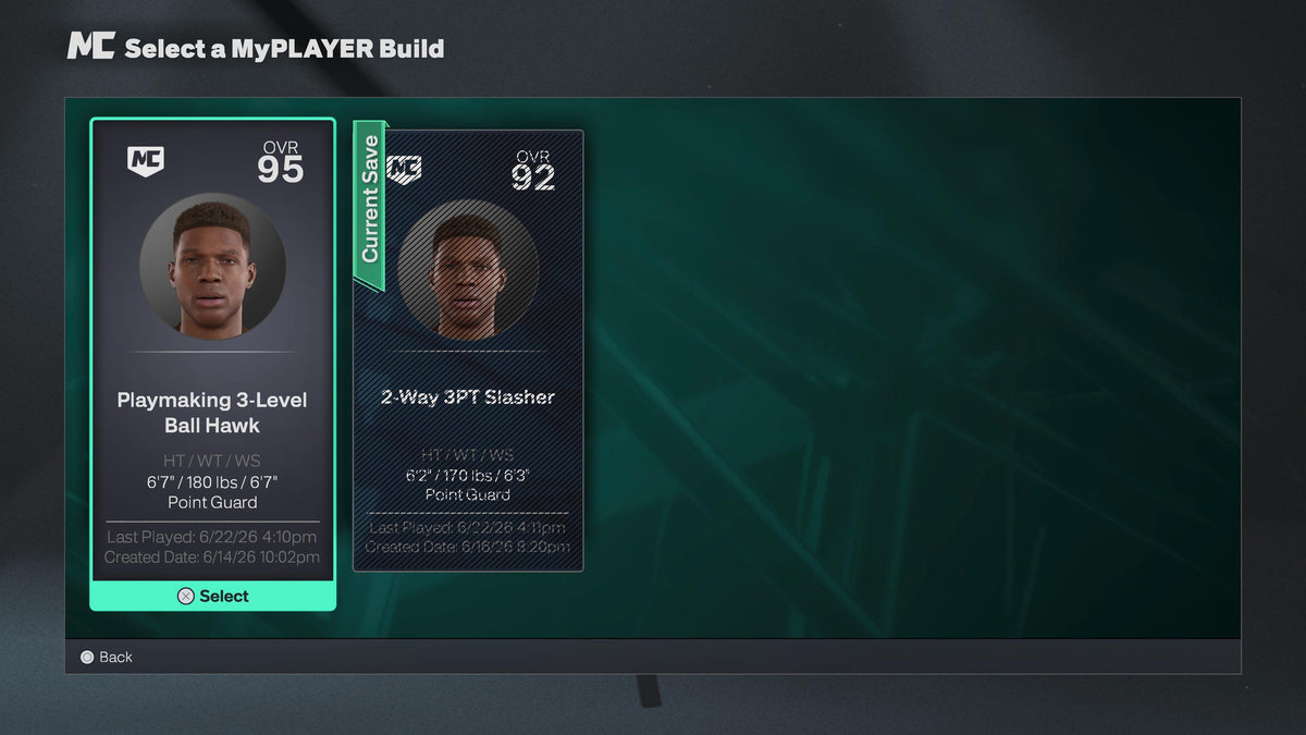 NBA 2K26 Stacked PS5 Account With 2 95 Overall Builds + 11 Cap Breakers