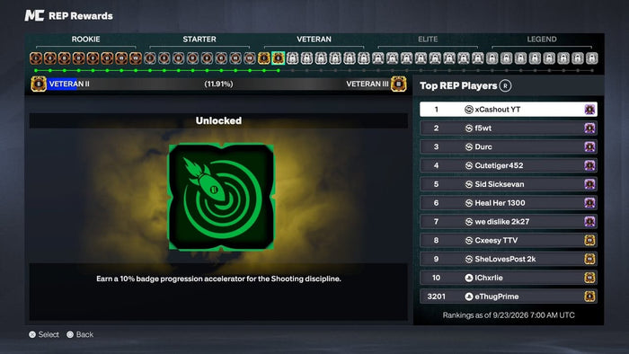 NBA 2K27 Super Stacked Veteran 2 Account with 2 Builds + 9 Cap Breakers