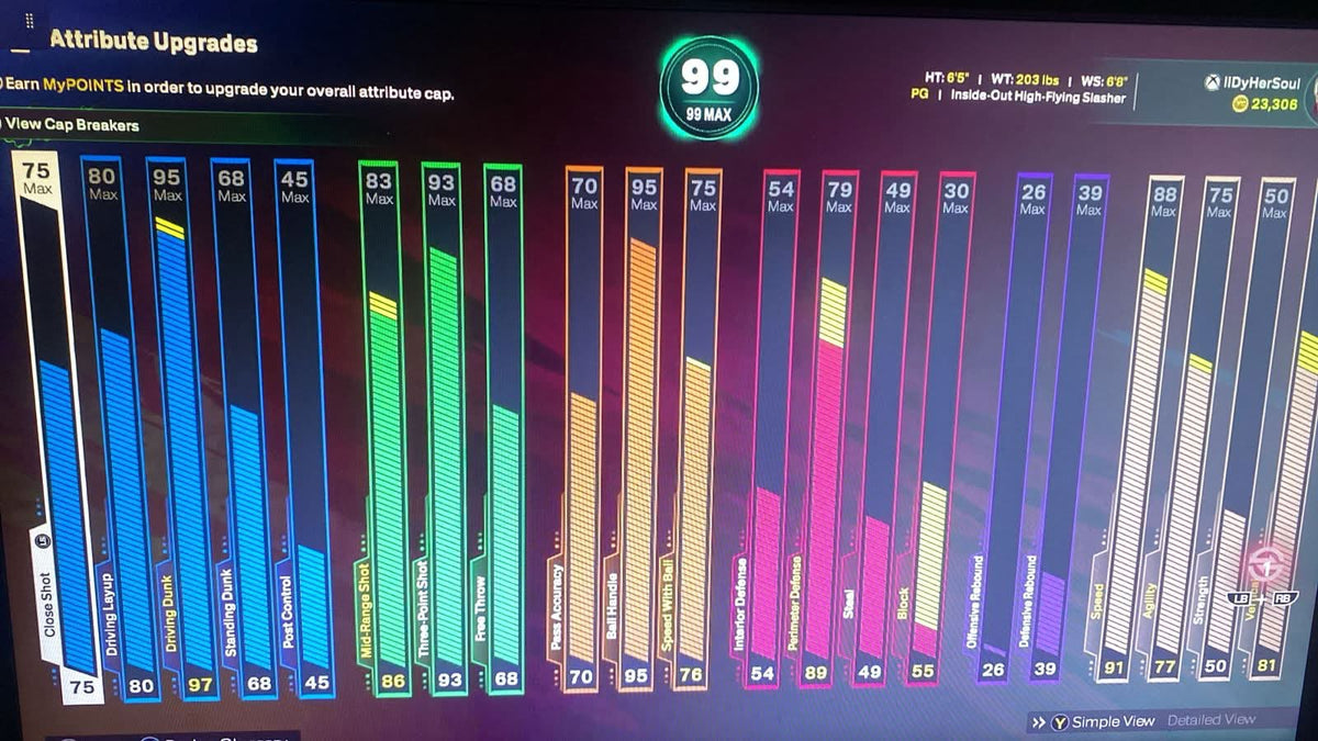 NBA 2K26 Ultra Stacked Legend 1 Xbox Account With 11 Builds +23 Cap Breakers