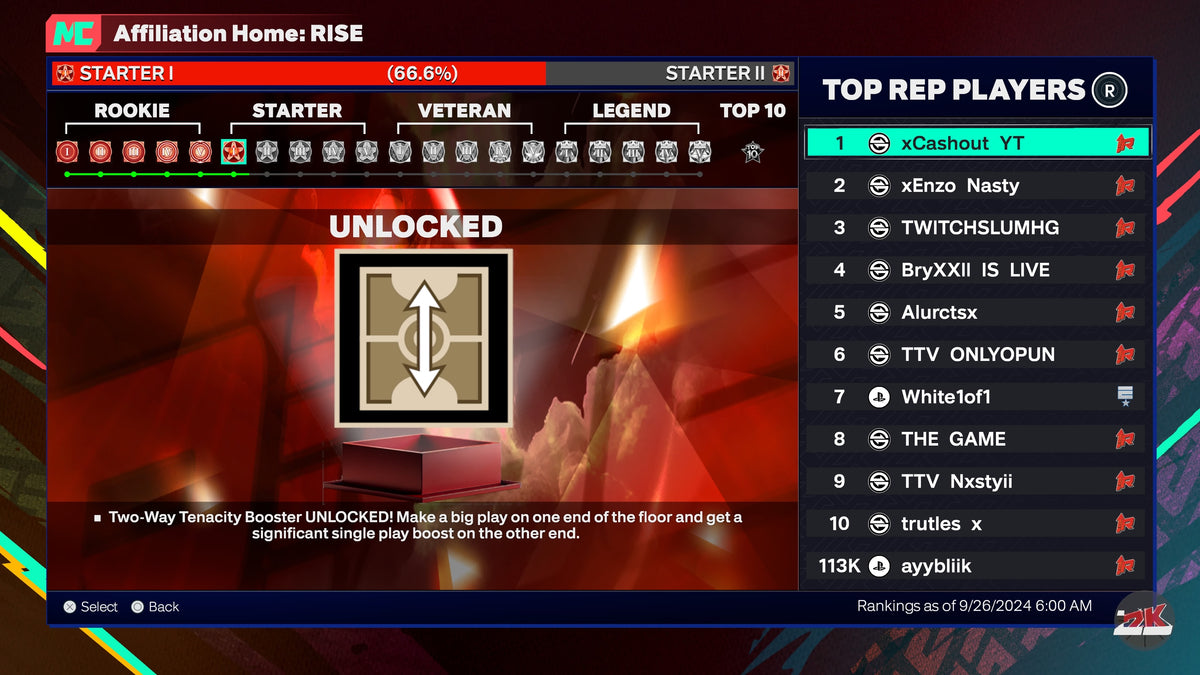 NBA 2K25 PS5 Stacked Mascot Account Starter 1 66% To Starter 2 98 Overall PG + More !