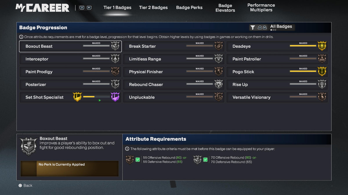 NBA 2K26 Stacked Account 4 99 Overalls Maxed Badges + Rebirth