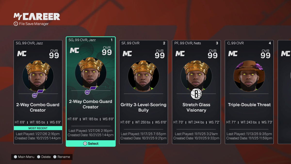 NBA 2K26 Stacked PS5 Account With 4 99 Overalls Maxed Badges + 10 Cap Breakers