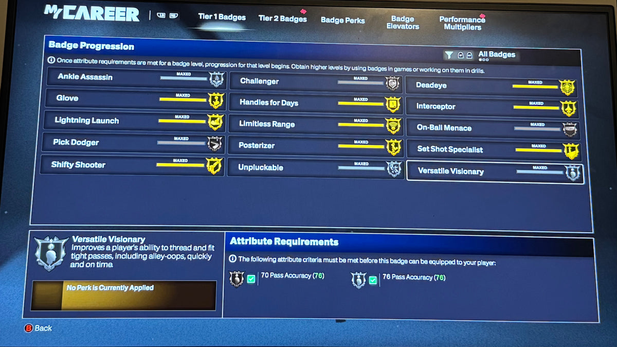 NBA 2K26 Stacked Xbox Account 4 99 Overalls + 1.2 Million VC & Legend Rebirth