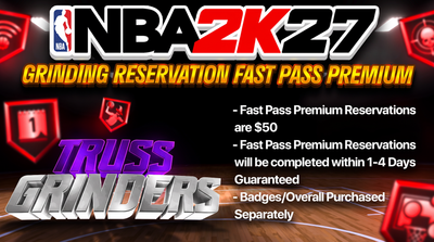 NBA 2K27 Grinding Reservation Fast Pass Premium